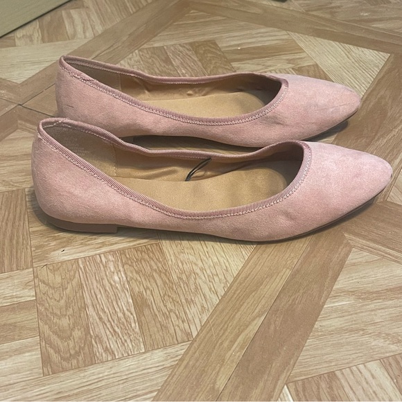 H&M Soft Pink Suede Ballet Flats - Picture 4 of 6